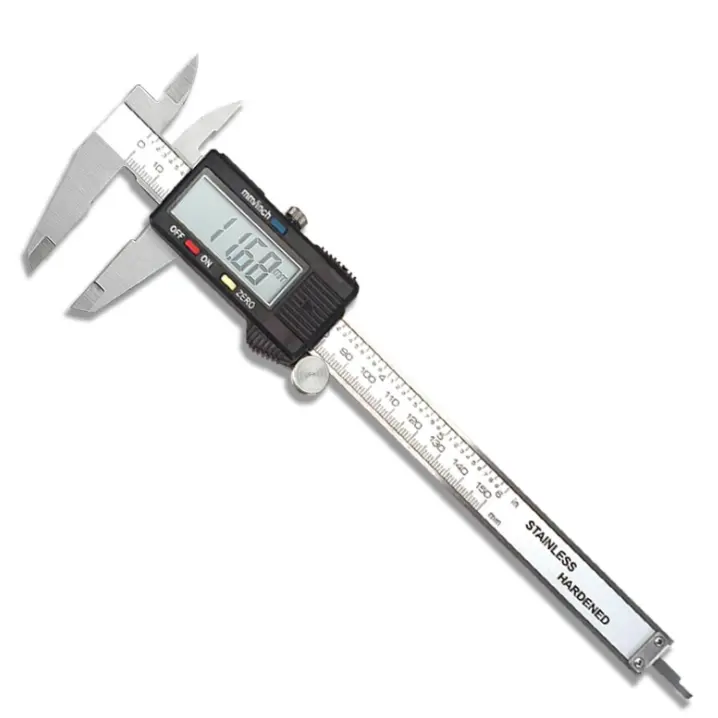 דיוק אלקטרוני הדיגיטלי Caliper גדול במיוחד LCD מסך מד נירוסטה Vernier Caliper מיקרומטר 0-6 אינץ/150mm