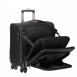 <span class=keywords><strong>Valise</strong></span> cabine <span class=keywords><strong>souple</strong></span> 16 pouces avec roulettes, petite <span class=keywords><strong>valise</strong></span> légère pour voyage - Product Image 6