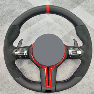 Volante de Cuero Alcántara Negro a Precio de Fábrica Compatible con BMW F30 F10 E90 - Product Image 3