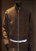 Maßgeschneiderte Modische Streetwear Retro Schwarze PU-Lederjacke für Herren, Locker Geschnitten, Reverskragen Lässiger Mantel Hersteller