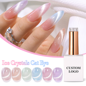 Missgooey OEM Esmalte de Gel Cat Eye de 10 Colores con Efecto Cristal de Hielo, Venta al por Mayor de Esmalte de Gel Jelly de Marca Privada, Set de Esmalte de Uñas Cat Eye con Logotipo Personalizado - Product Image 1