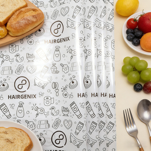 Wholesale PE/Wax/Silicone Coated Food Grade Deli Custom Design and Size Grease Proof Sandwich <b>Paper</b> Hamburger <b>Wrapping</b> <b>Paper</b> - Product Image 3