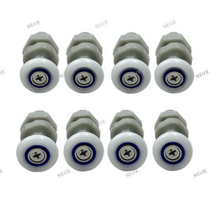 Badezimmer Kunststoff Duschraum Rad rolle Glass chiebe dusch türen Exzenter räder - Product Image 3