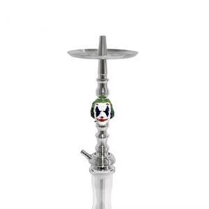 Chicha Maklaud de luxe haut de gamme en acier inoxydable avec étui en bois fait main – Idéale pour les salons et les fumeurs - Product Image 6