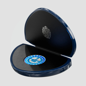 Caja de Exhibición de Monedas de Madera <span class=keywords><strong>MDF</strong></span> Personalizada al por Mayor, Elegante Caja Organizadora de Medallas y Monedas, Caja de Almacenamiento de Monedas - Product Image 3