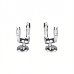 Bisagras de expansión universales cromadas para asientos de inodoro, 13,5 cm de longitud, 18 cm de altura - Product Image 3