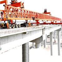 Grúa lanzadora de vigas de hormigón para carreteras de 100/40 toneladas, de alta resistencia, para construcción