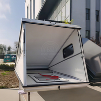 Tente de toit pour pick-up moderne, légère et durable, coque rigide, imperméable et résistante au vent, pour les aventures de camping en duo