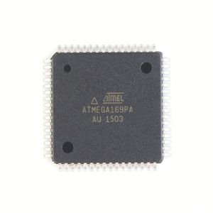 ไมโครคอนโทรลเลอร์ ATmega169PA 8 บิต Atmel AVR สถาปัตยกรรม RISC ที่ได้รับการปรับปรุง ชิป IC กำลังไฟต่ำ แพ็คเกจ TQFP-64 ATMEGA169PA-AU CMOS - Product Image 2