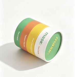 Emballage en tube de papier recyclable personnalisé, boîte cylindrique pour bougies parfumées, cadeaux d'aromathérapie - Product Image 4