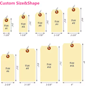 Dropshipping etiquetas de columpio de moda personalizadas boletos de columpio de cartón para ropa - Product Image 2