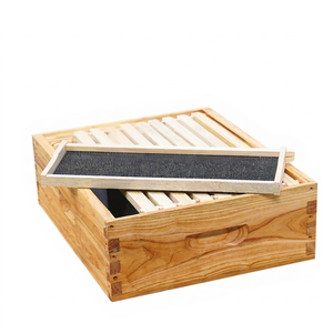 Nouvelle ruche d'élevage d'abeilles Menger Bee, super mini boîte de couvaison en bois de sapin enduit de cire, 10 cadres, garantie 2 ans, pour ferme apicole - Product Image 1