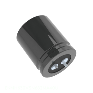 Distribuidor Autorizado: Condensador de Aluminio CAP ALUM 6800UF 20% 63V SNAP TH 6800 uF de Montaje a Orificio EKMH630VSN682MA40U - Product Image 1