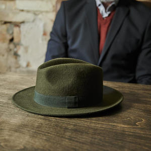 Nuovo <span class=keywords><strong>Cappello</strong></span> Fedora da <span class=keywords><strong>Uomo</strong></span> in 100% Lana Australiana, Stile <span class=keywords><strong>Borsalino</strong></span> Trilby di Lusso - Product Image 1