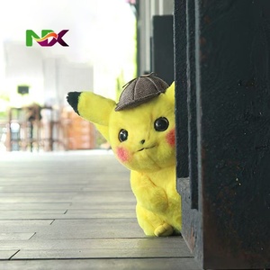 포켓몬 탐정 피카츄 봉제 인형 정품 부드러운 인형 탐정 모자 착용 애호가와 어린이에게 완벽한 선물 - Product Image 4