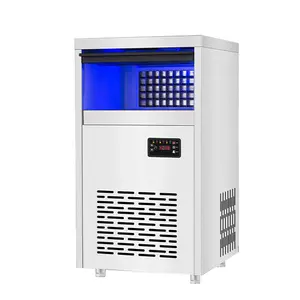Commerciële Oem Big Bar Schaal Holle 75Kg Ijsblokjes Pop Makers Producent Machine Dispenser