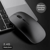 Ratón Inalámbrico Recargable, Ratón de Computadora Silencioso con Iluminación para Laptop y PC, Disponible como Artículo Individual