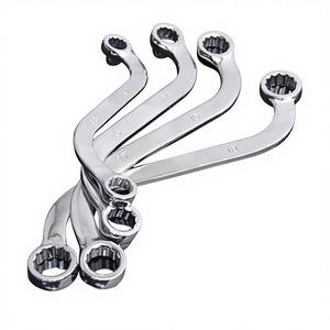 Clé à douille métrique en acier au carbone WEIDA de type S/C, chromée, fabricant OEM pour la réparation automobile DIY et les travaux d'angle spéciaux - Product Image 1