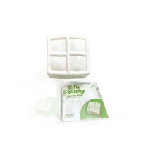 Nouveau jouet souple en forme de bloc de tofu, ensemble cadeau en boîte, jouet anti-stress à rebond lent, jouets à presser en TPR doux, unisexe 14+