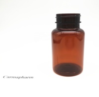 Flacon de 120ml pour capsules noires, contenants bruns, cirés, 120cc,