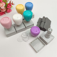 Timbres Flash Mignons Tampon Flash Pastel ha Carré 30x30 Timbres Enseignant