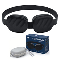Masque de sommeil unisexe amélioré anti-lumière, non transparent, 3D stéréoscopique avec cavité oculaire mobile, pour le sommeil transfrontalier
