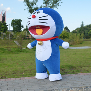 <span class=keywords><strong>Disfraces</strong></span> de <span class=keywords><strong>Carnaval</strong></span> Animal inflable Doraemoning mascota disfraz para adultos Anime Cosplay dibujos animados Robocat Mascotte gato - Product Image 6