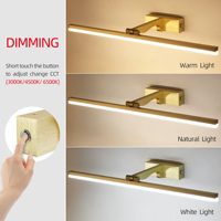 Lampe murale LED intérieure au design moderne et simple, nouvelle conception, indice de protection IP44, réglable, éclairage de salle de bain pour hôtel, art mural