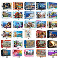 Puzzles de conception d'usine personnalisés 1500 pièces 1000 pièces puzzle enfants puzzle éducatif illustration mignonne