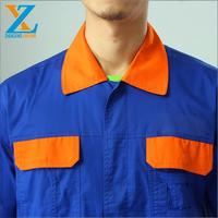 Chemise de travail à manches courtes avec col contrastant réfléchissant haute visibilité |   Vêtements de travail multi-poches pour la sécurité dans l'industrie manufacturière et la construction