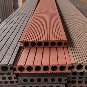 Dalles de terrasse en composite bois-plastique double face pour extérieur, revêtement de sol WPC - Product Image 4