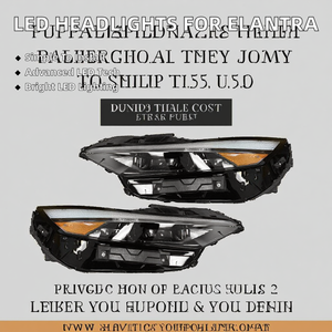 Faros Delanteros LED de Alta Calidad de 6000K para Elantra 2024 2025 2026, Accesorios de Iluminación para Automóviles de 12V, 92101 <span class=keywords><strong>AA740</strong></span> 92102 <span class=keywords><strong>AA740</strong></span> - Product Image 2