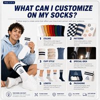 Chaussettes de sport personnalisées avec logo, unisexes, résistantes à l'abrasion, en tissu éponge, chaussettes de basket-ball mi-mollet en coton, chaussettes de course pour toutes les saisons