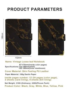 Libreta Personalizada de Cuero PU con Cierre, Organizador de Presupuesto, Planificador, Diario de Viaje - Product Image 6