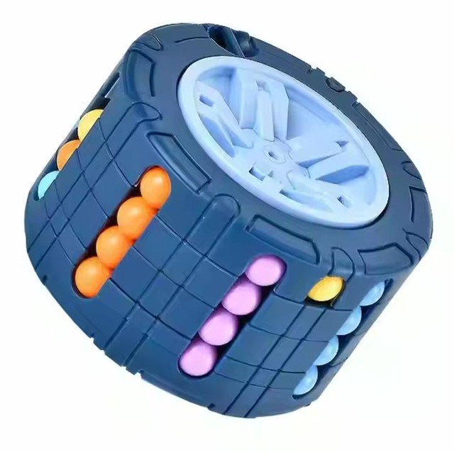Child Adults Stress Relief Fingertip Toys Education Rotating Magic Bean Puzzle Cube Spinner Finger Toys