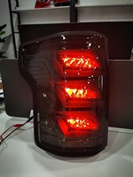 Offre Spéciale 4X4 Offroad Pièces Foncé Fumée LED Feu arrière Aftermarket ABS Lampe De QUEUE Pour F150 2015-2019