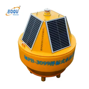 BOQU üreticisi MPF-3099 güneş enerjisi şamandıra çok parametreli poliüre entegre nehir su kalitesi izleme veri şamandıra