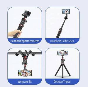 Trípode flexible multifunción extensible Octopus Selfie Stick con control remoto inalámbrico <span class=keywords><strong>para</strong></span> uso en escritorio - Product Image 3