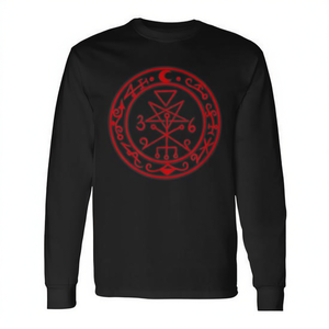 Camiseta de manga larga con gráfico rojo Lilith Sigil Seal - Product Image 2