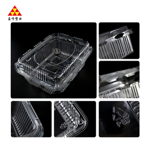 Bao bì thực phẩm siêu thị bán buôn Takeaway 6 inch nhà máy tùy chỉnh thực phẩm trong suốt hộp nhựa với nắp vật nuôi khay - Product Image 6