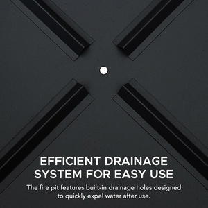 Poêle rond en fer noir sans fumée, foyer extérieur pour parc, moderne et simple, poêle à bois le plus vendu en <span class=keywords><strong>Europe</strong></span> - Product Image 2