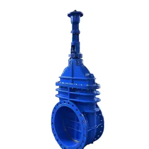 DIN3352 F4 Cast Ductile Iron Rising Stem Metal Seated Gate Valve DN500 PN16