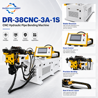 Machine à cintrer les tubes ronds en métal, acier et fer CNC DR-38CNC-3A-1S, machine à cintrer les tuyaux CNC pour la fabrication d'équipements médicaux
