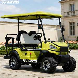 Carrito de Golf Plegable Premium para 6 Personas con Parabrisas y Asientos Traseros para Servicio de Turismo en Sitios Turísticos Ecológicos - Product Image 1