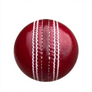 SPLENDID APPAREL - Balón de Cricket de Cuero Rojo, Grado Profesional, Duradero, para Interior/Exterior, Deportes de Equipo, 0.4-0.45 kg - Product Image 1