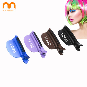 Vente en gros de pinces de sectionnement faciles à séparer pour salons de coiffure Clips d'isolation thermique avec logo personnalisé pour extension de cheveux perruque - Product Image 2