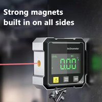 Inclinomètre numérique laser haute précision, outil de mesure de pente électronique multi-angles, niveau de pente
