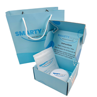 Boîte magnétique personnalisée pour aligneurs dentaires, rétention orthodontique, emballage de prothèses dentaires transparentes invisibles, carton avec impression