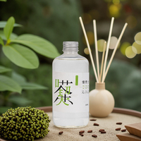 Recharge de parfum 260 ml pour diffuseur à bâtonnets, senteur Thé Zen, en bouteille de verre transparente, pour la maison, l'hôtel et le bureau - Vente chaude