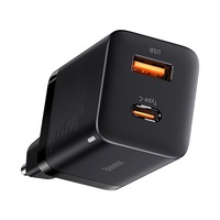 Baseus-Chargeur rapide PD pour iPhone 14, 13, X, Xs, Macbook, USB Type C, QC3.0, charge rapide 3.0, double port, 30W